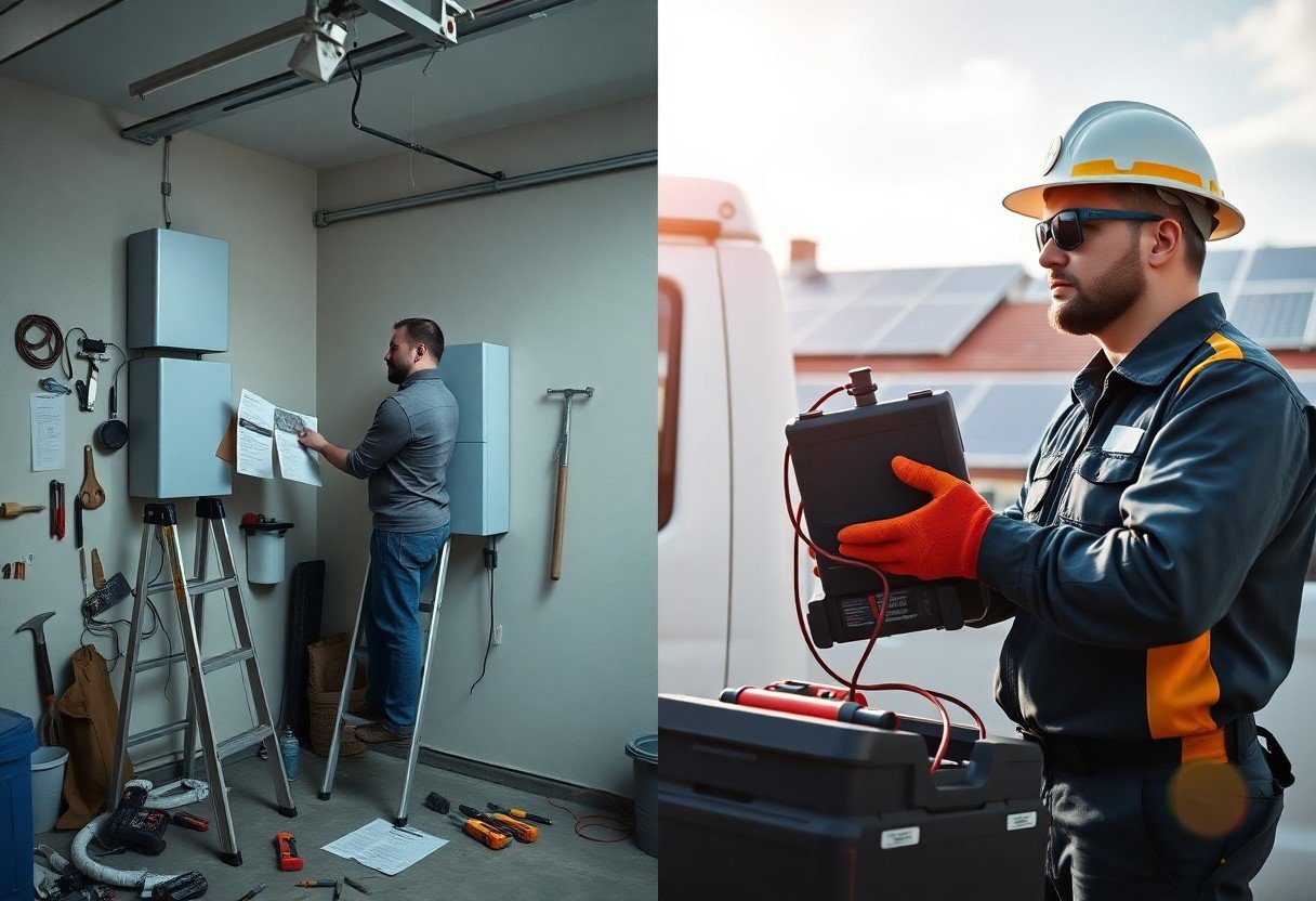 diy vs professional solar battery installation fqd 1